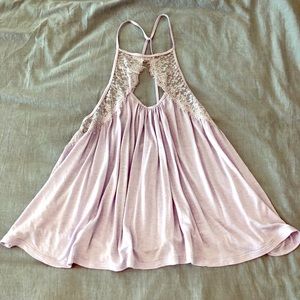 urban Outfitters — purple flowy top